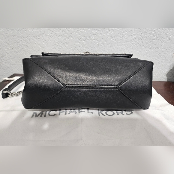 Michael Kors Cece Medium Star-Embellished Leather Convertible Shoulder Bag - Picture 8 of 12